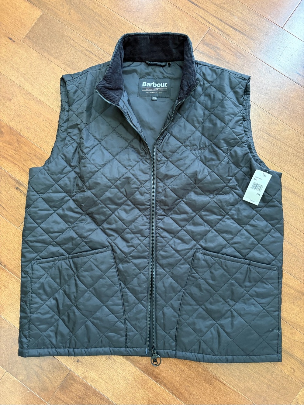 Barbour Men's Monty Quilted Gilet Vest Black XXL NWT